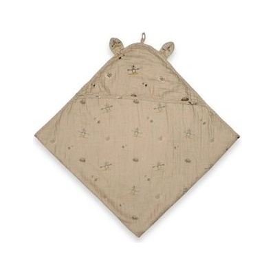 Nuuroo Danila Mušelínová osuška s kapucí Beige Surfer