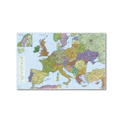 Mapa Európa-cestná sieť
