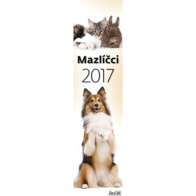 nástěnný Mazlíčci 2017