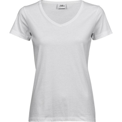 Tee Jays 5005 Dámske luxusné tričko s výstrihom do V sivá heather