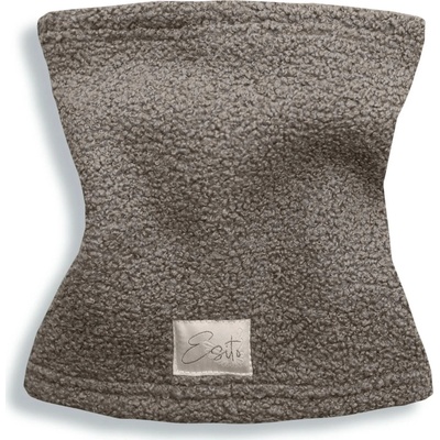 ESITO | Zimní nákrčník Teddy fleece double Brown hnědá – Zboží Dáma