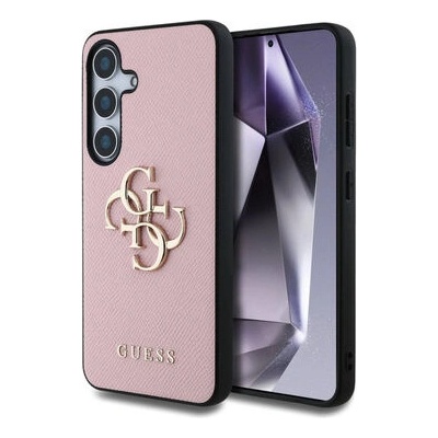 Guess PU Grained 4G Metal Logo Samsung Galaxy S25 ružová 57983124092