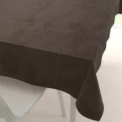 Biante Sametový obdélníkový ubrus Velvet Premium SVP-016 Tmavě hnědý 80x120 cm