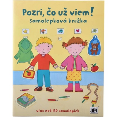 Samolepková knižka Pozri, čo už viem!