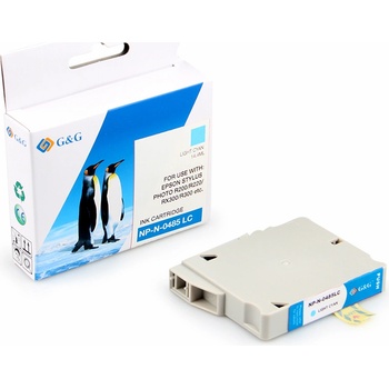 Compatible ГЛАВА ЗА EPSON STYLUS PHOTO R 300 M/R300/RX 500 - Light cyan - C13T048540 - T0485 - PN NP-N-0485LC - G&G (NP-N-0485LC)