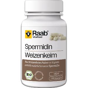 Raab Vitalfood Био спермидин от пшеничен зародиш - 100 капсули
