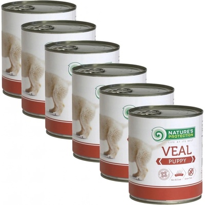Nature's Protection Puppy veal 6 x 800 g