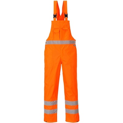 PortWest HI-VIS kalhoty S388/Kalhoty s laclem oranžová