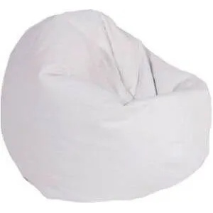 Pufrelax Пуф за деца, 210л. , Relaxo - Panama White, Водоустойчив, Перящ се калъф, Пълнеж от Полистиролни перли