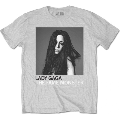Lady Gaga tričko Fame Monster šedé