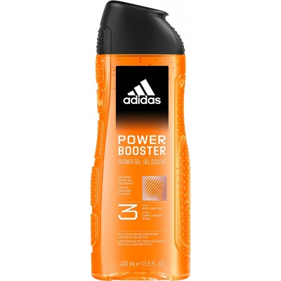 adidas Power Booster energizující sprchový gel 3 v 1 400 ml