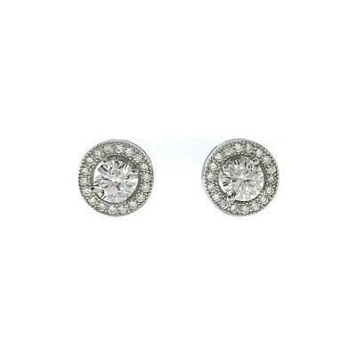 Infinitysilver stříbrné náušnice se zirkony L436916