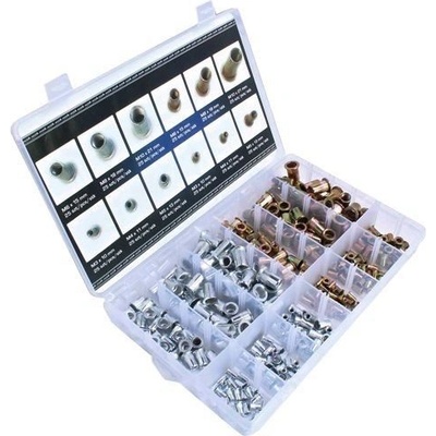 Nýtovací matice s plochou hlavou, M3 - M10, sada 300 ks - ASTA – Sleviste.cz