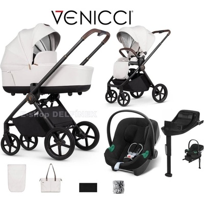 Venicci CLARO 4v1 Cybex Aton B2 + základna 2025 vanilla