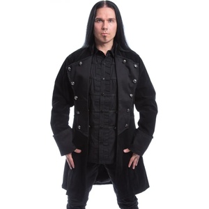Poizen industries Мъжко палто poizen industries - МОНАРХ - ЧЕРНО КАДИФЕ - poi984