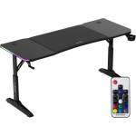 Huzaro Hero 4.6 RGB геймърско бюро черно (HZ-HERO 4.6 RGB BLACK)