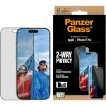 Panzer Стъклен протектор PanzerGlass за iPhone 17 Pro, Privacy, Ultra-Wide Fit, Прозрачен