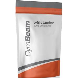 GymBeam L-Glutamine подобряване на образуването на мускулна маса вкус Unflavored 500 гр