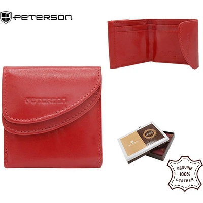 Peterson peňaženka kožená dámska RD N08G GCL 4437 Red