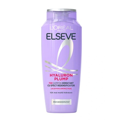 L'Oréal Шампоан L'Oreal Paris Elseve Hyaluron Plump, Хидратиращ, За дехидратирана коса, 400 мл (033262)