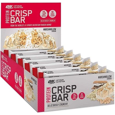 Optimum Nutrition Optimum Protein Crisp Bar, 1x65 Grams /10 Bars Box/