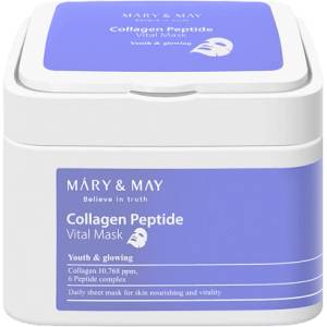 Mary&May Маски за лице 30бр. MARY & MAY Collagen Peptide Vital Mask (30pcs)