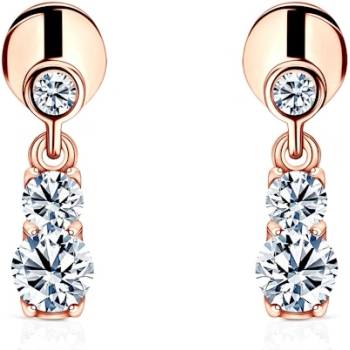 SAVICKI Dream Collection обеци: розово злато. диаманти