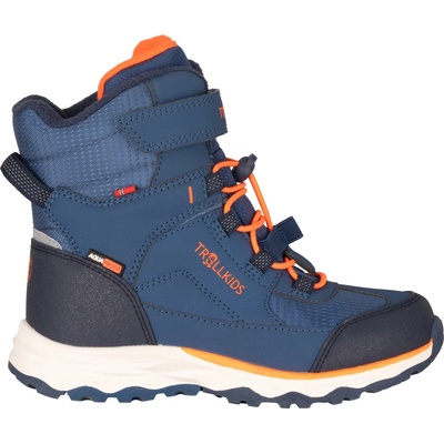Trollkids Детски зимни ботуши Trollkids Kid's Hafjell Winter Boots XT Winter boots - Nordic Blue / Mystic Blue / Flame Orange - размер 29 (EU) (702-2966-0812)