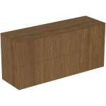 Ideal Standard Atelier Conca стенен шкаф с 2 чекмеджета и плот 120 см, цвят тъмен орех (T4330Y5)