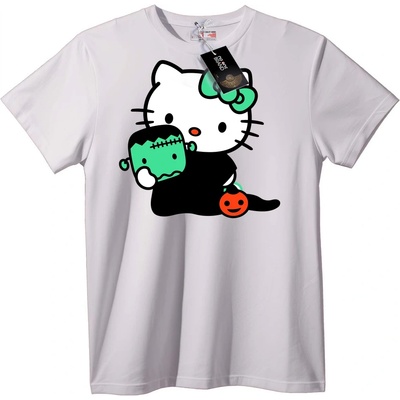 NOONEBRAND Тениска Hello Kitty Хелоуин - 2XL, Black