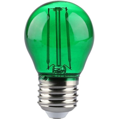 V-TAC LED Крушка 2W Filament E27 G45 Зелена - 217411 (217411)