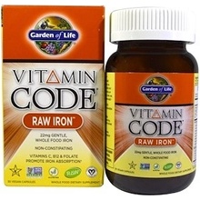 Garden of Life Vitamin Code Raw Železo 30 kapsúl