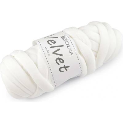Příze Marshmallow silná Velvet Ø20 mm 500 g Varianta: 15 (002) bílá, Balení: 1 ks