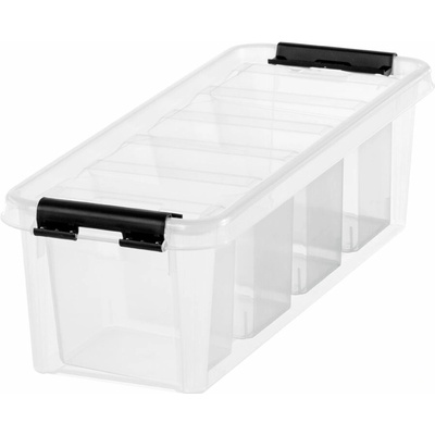 Smartstore Classic Plastový úložný box s víkem 3,5 l s vložkami 14 x 38 x 11 cm