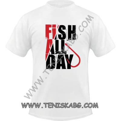 Fruit of the Loom Тениска - Fish all day