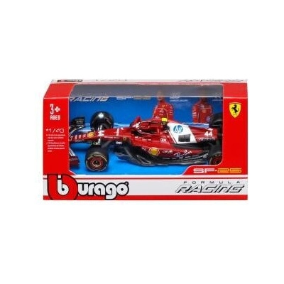 Bburago Model 1:43 BOLID F1 Ferrari SF-25 Melbourne GP 2025 Hamilton 18-36853