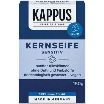 Kappus Kernseife prírodné mydlo na telo aj vlasy sensitive 150 g