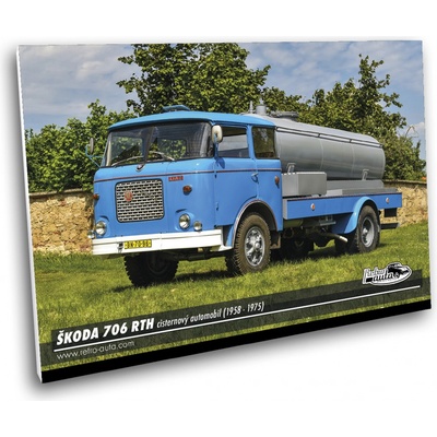Obraz č. 36 - ŠKODA 706 RTH cisternový automobil (1958 - 1975) 100 x 70 cm