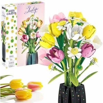 Baka Stavebnice tulipánů ve váze 1250 ks