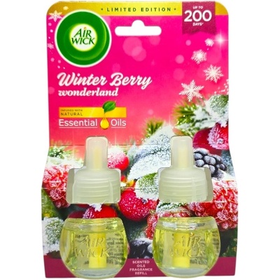 Air Wick електрически ароматизатор, Пълнител, 2х19мл, Winter Berry