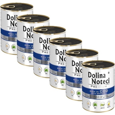 Dolina Noteci Premium Adult Dog Rich in Cod with Broccoli 6 x 400 g
