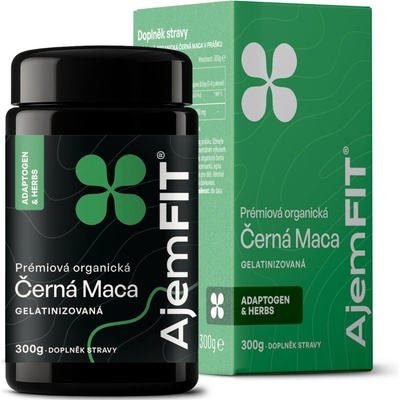 AjemFIT Organic Černá Maca v prášku 300 g
