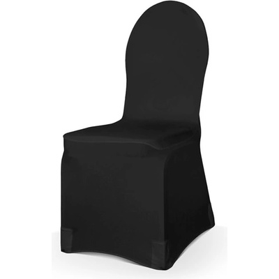 PartyDeco Potah na židli elastický černý 1 ks - svatební potahy na židle – Zboží Dáma