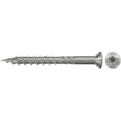 Fischer 660604 terasové skrutky 5 mm 50 mm ITX nerezová ocel 200 ks