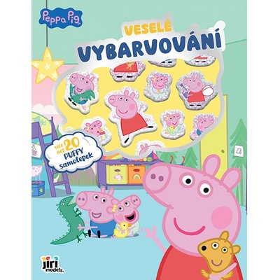 Veselé vybarvování Prasátko Peppa se super samolepkami 4522 7