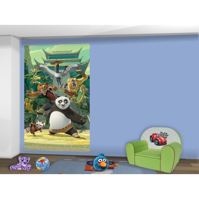 Walltastic 43107 Dětská fototapeta Kung Fu Panda Rozměr 152,4 x 243,84 cm
