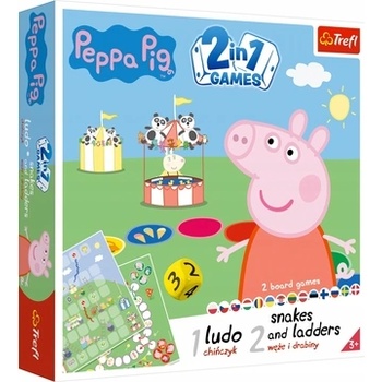 Trefl Trefl: комплект настолни игри 2 в 1 Peppa