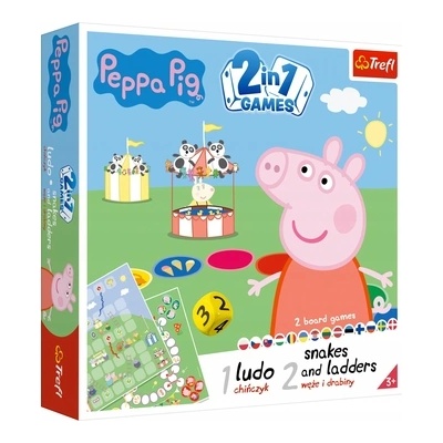Trefl Trefl: комплект настолни игри 2 в 1 Peppa
