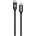 Kanex Premium DuraBraid USB-C to Lightining Cable - сертифициран (MFI) USB-C към Lightning кабел за Apple устройства с Lightning порт (200 см) (черен)