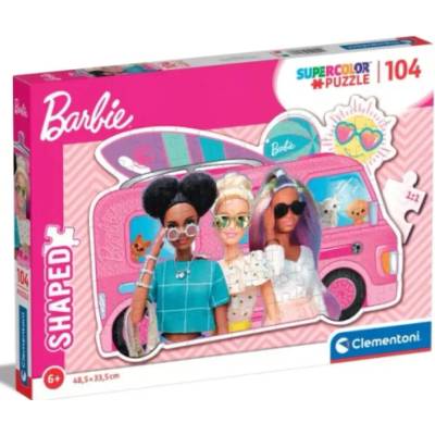 Clementoni Obrysové Barbie na výlete 104 dielov